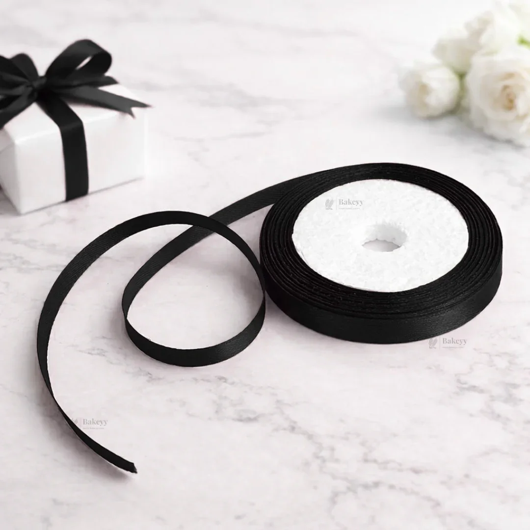 1/4 Inch Satin Ribbon Roll | Premium Decorative Gift Wrapping Ribbon for Packaging | 6.5 Meter Length Per Roll | Pack of 19 - Image 15