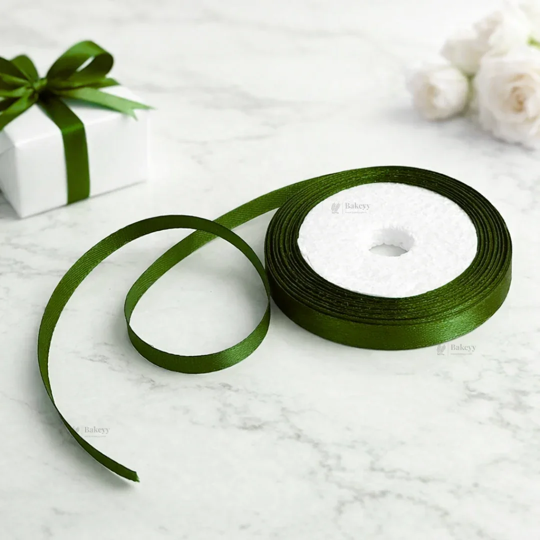 1/2 Inch Satin Ribbon Roll | Premium Decorative Gift Wrapping Ribbon for Packaging, Hampers & Crafts | 7.5 Meter Length Per Roll | Pack of 10 - Image 11