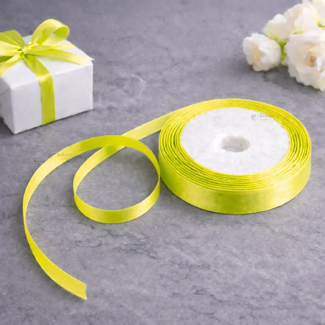 1/2 Inch Satin Ribbon Roll | Premium Decorative Gift Wrapping Ribbon for Packaging, Hampers & Crafts | 7.5 Meter Length Per Roll | Pack of 10 - Image 14