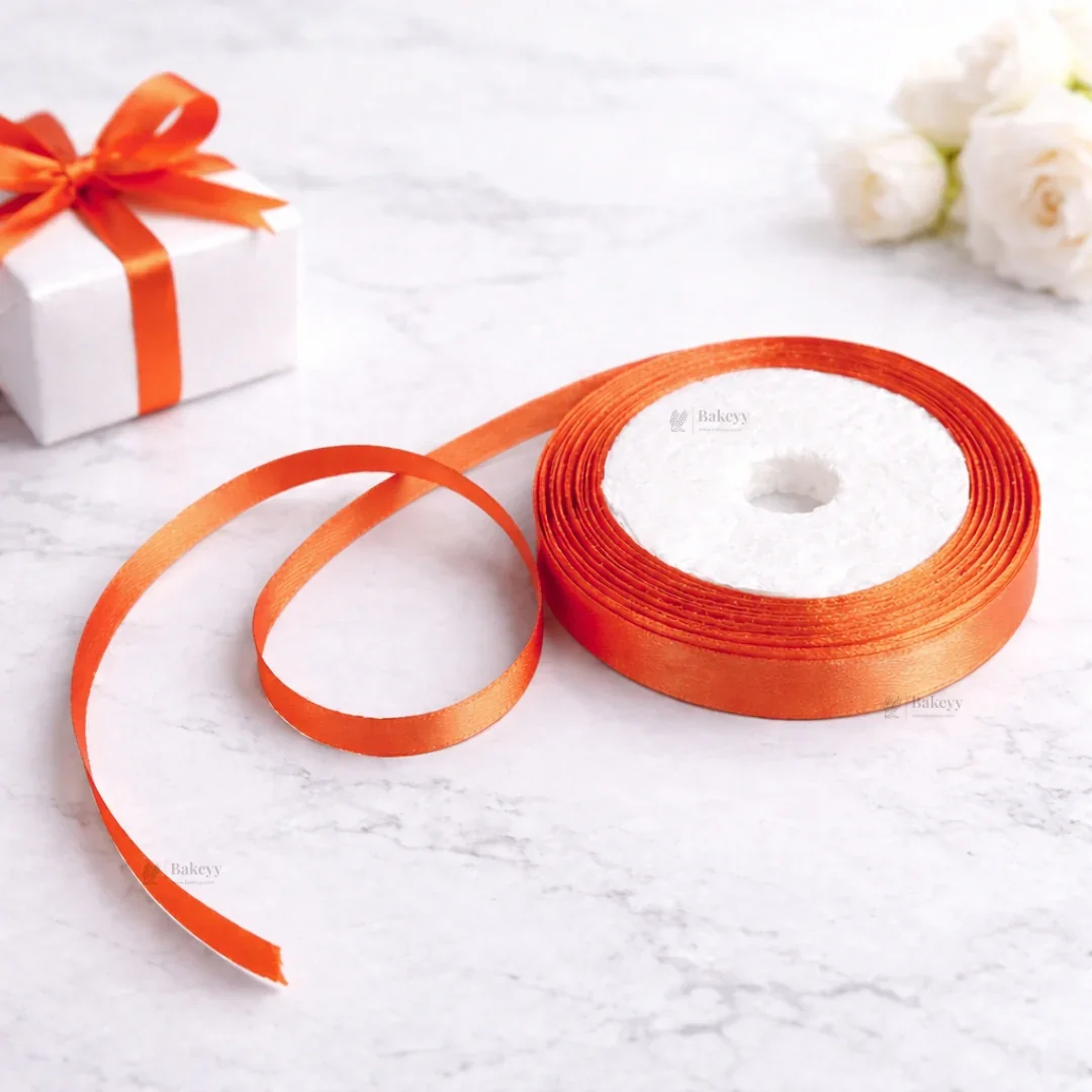 1/4 Inch Satin Ribbon Roll | Premium Decorative Gift Wrapping Ribbon for Packaging | 6.5 Meter Length Per Roll | Pack of 19 - Image 16