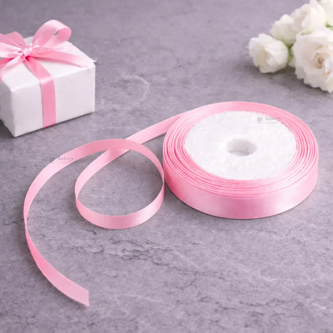 1/4 Inch Satin Ribbon Roll | Premium Decorative Gift Wrapping Ribbon for Packaging | 6.5 Meter Length Per Roll | Pack of 19 - Image 11