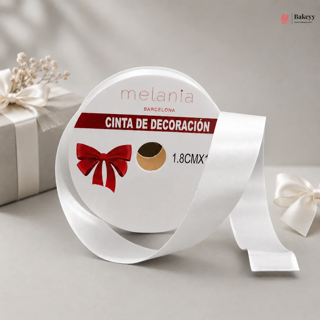 1.8 cm x 10 M Satin Finish Curling Ribbon Roll | Decoration Ribbon Roll | Pack of 12 - Image 5