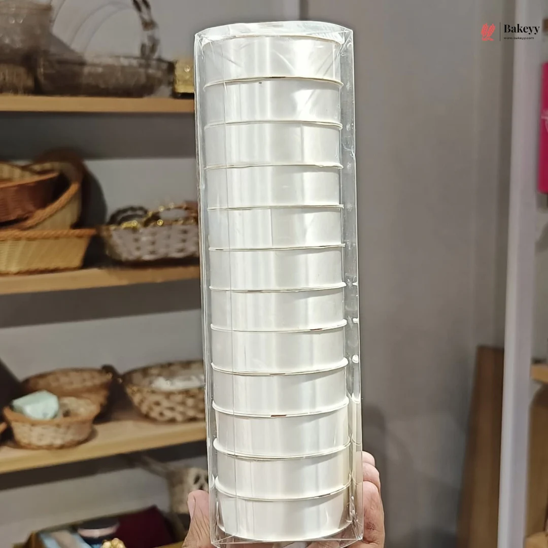 1.8 cm x 10 M Satin Finish Curling Ribbon Roll | Decoration Ribbon Roll | Pack of 12 - Image 9