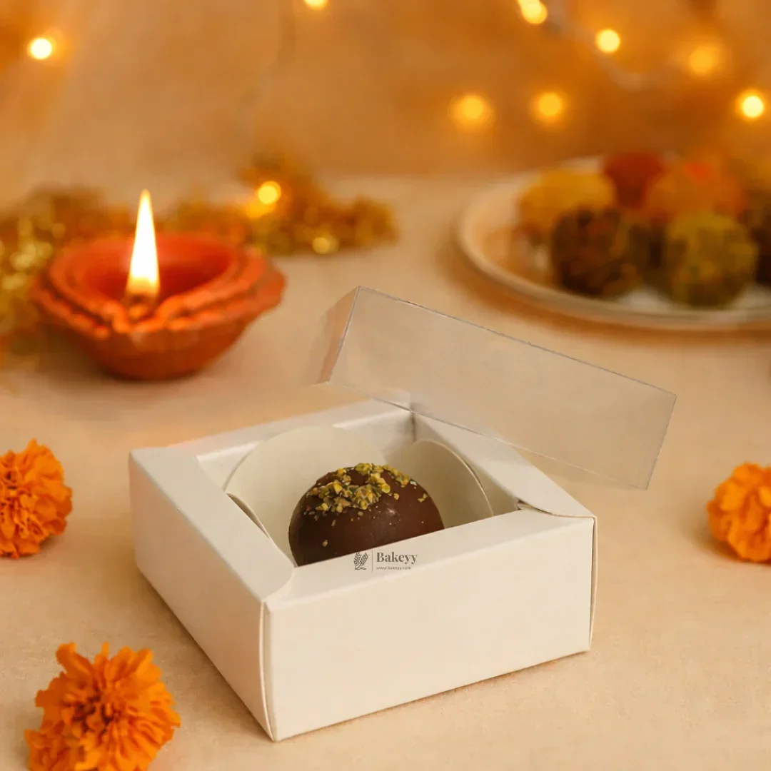 1 Cavity Chocolate Box | Multiple Colors Available | Cavity Box | Pack of 100 - Image 7
