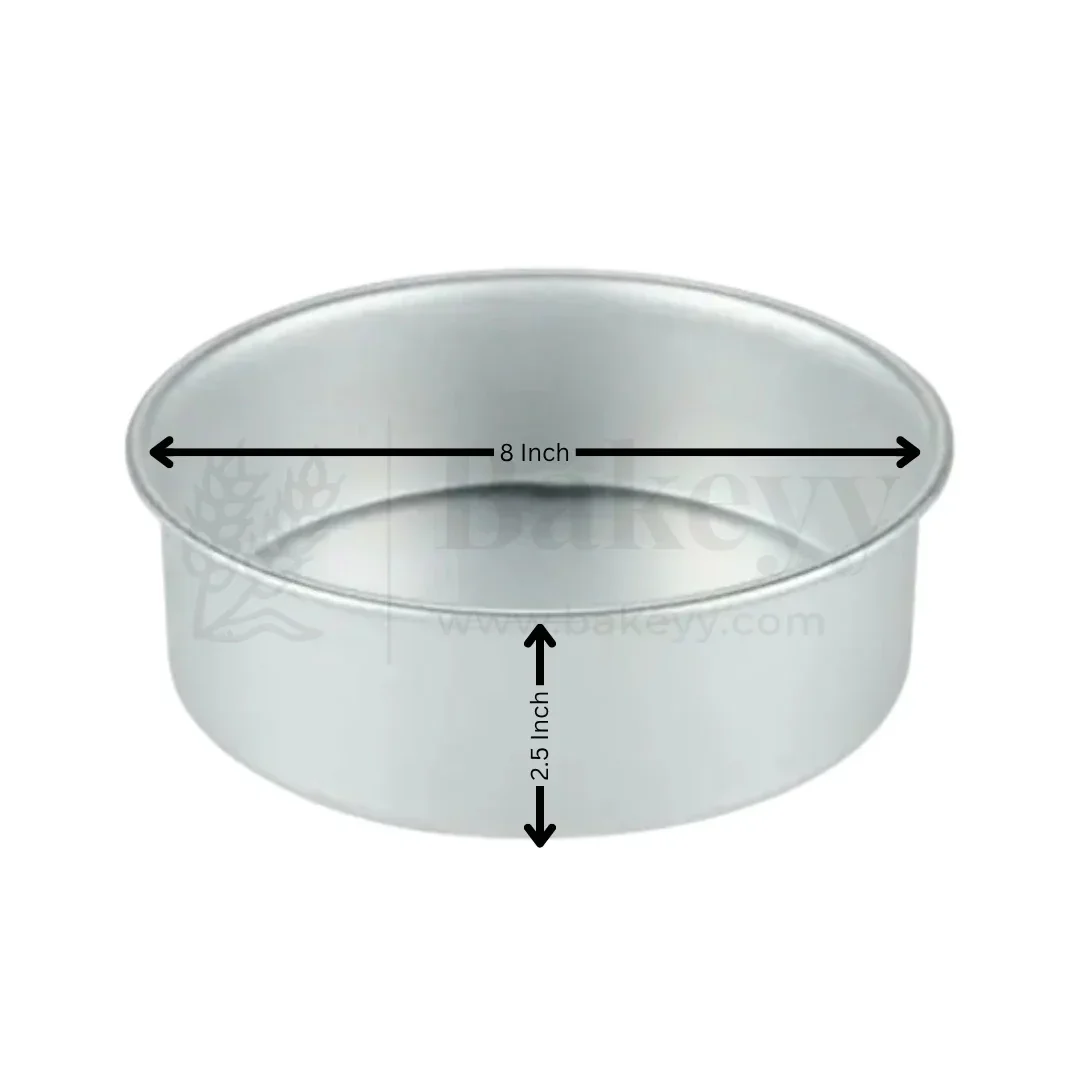 Aluminum Round Cake Pan | Perfect for Baking| Pack Of 1 - Image 36