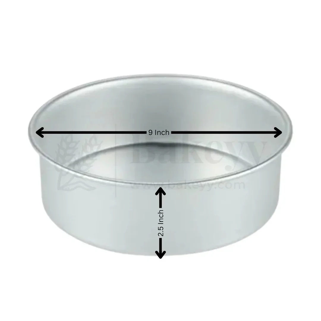 Aluminum Round Cake Pan | Perfect for Baking| Pack Of 1 - Image 37