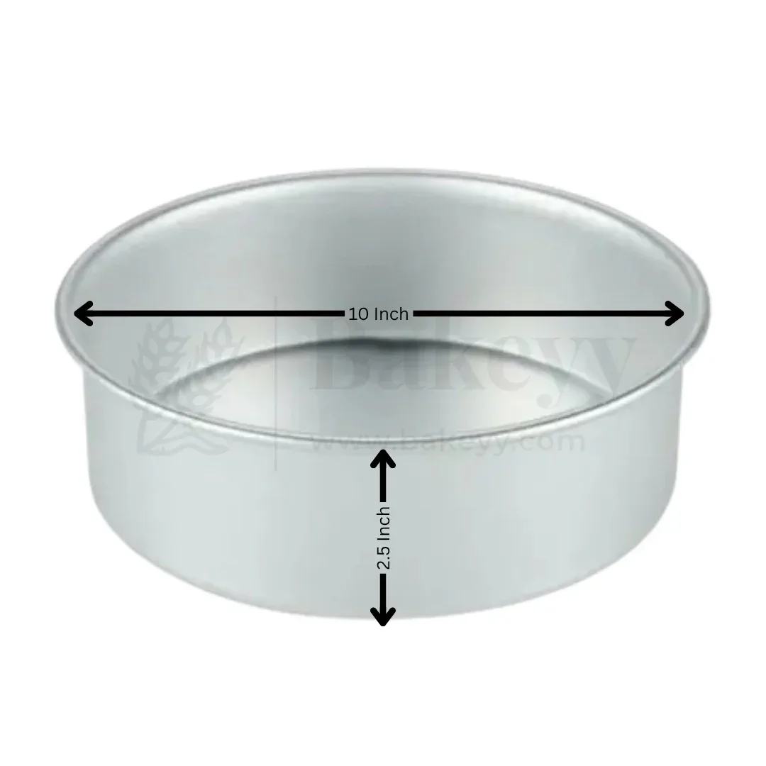 Aluminum Round Cake Pan | Perfect for Baking| Pack Of 1 - Image 38