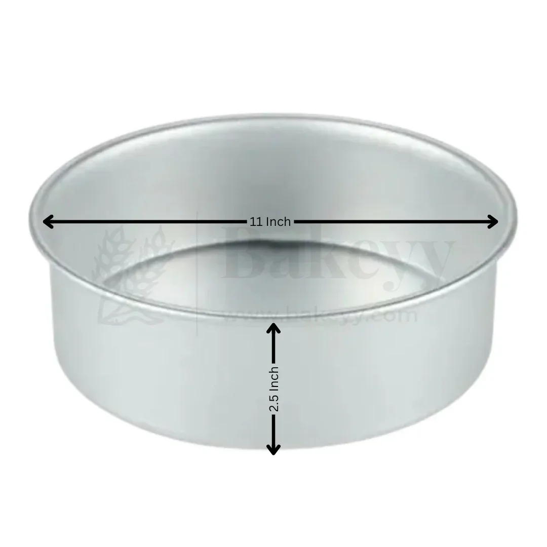 Aluminum Round Cake Pan | Perfect for Baking| Pack Of 1 - Image 39