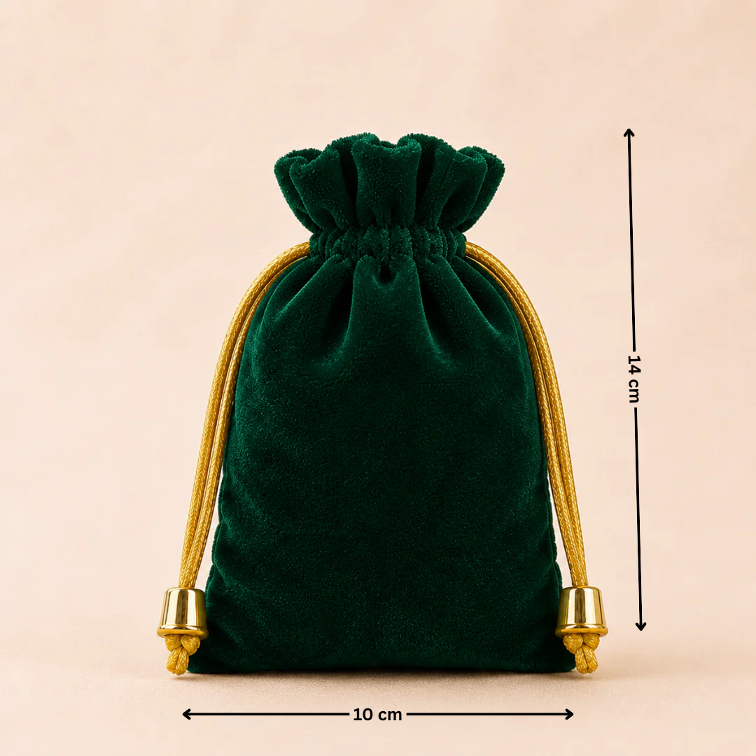 Soft Velvet Potli Bags | Velvet Drawstring Potli Bag | Luxurious Gift & Storage Pouch | Pack of 10 - Image 11