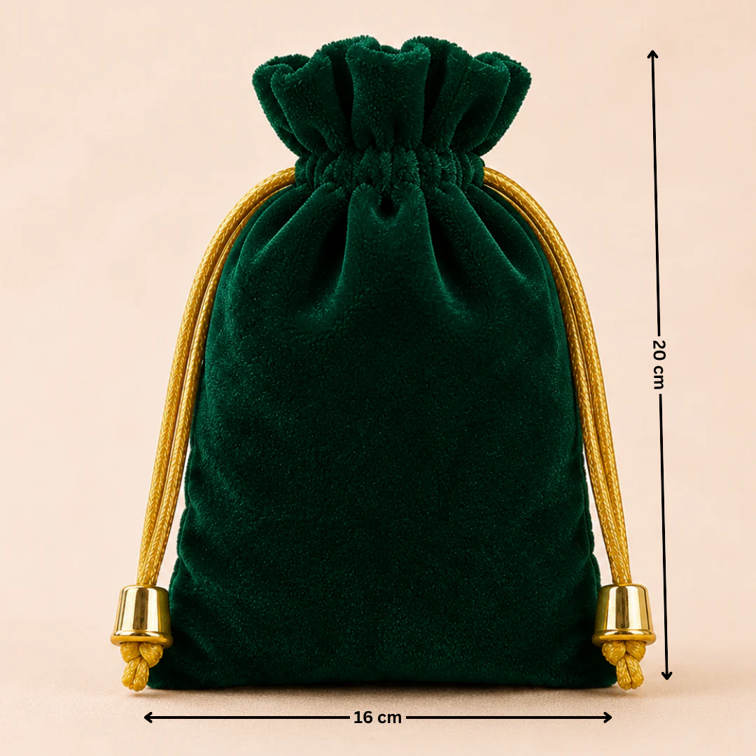 Soft Velvet Potli Bags | Velvet Drawstring Potli Bag | Luxurious Gift & Storage Pouch | Pack of 10 - Image 13