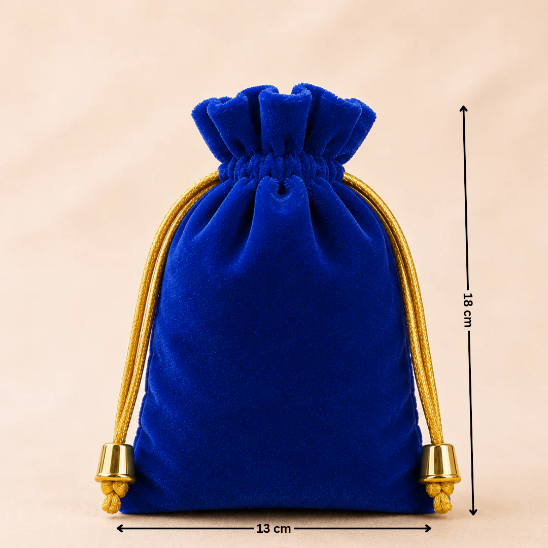 Soft Velvet Potli Bags | Velvet Drawstring Potli Bag | Luxurious Gift & Storage Pouch | Pack of 10 - Image 3
