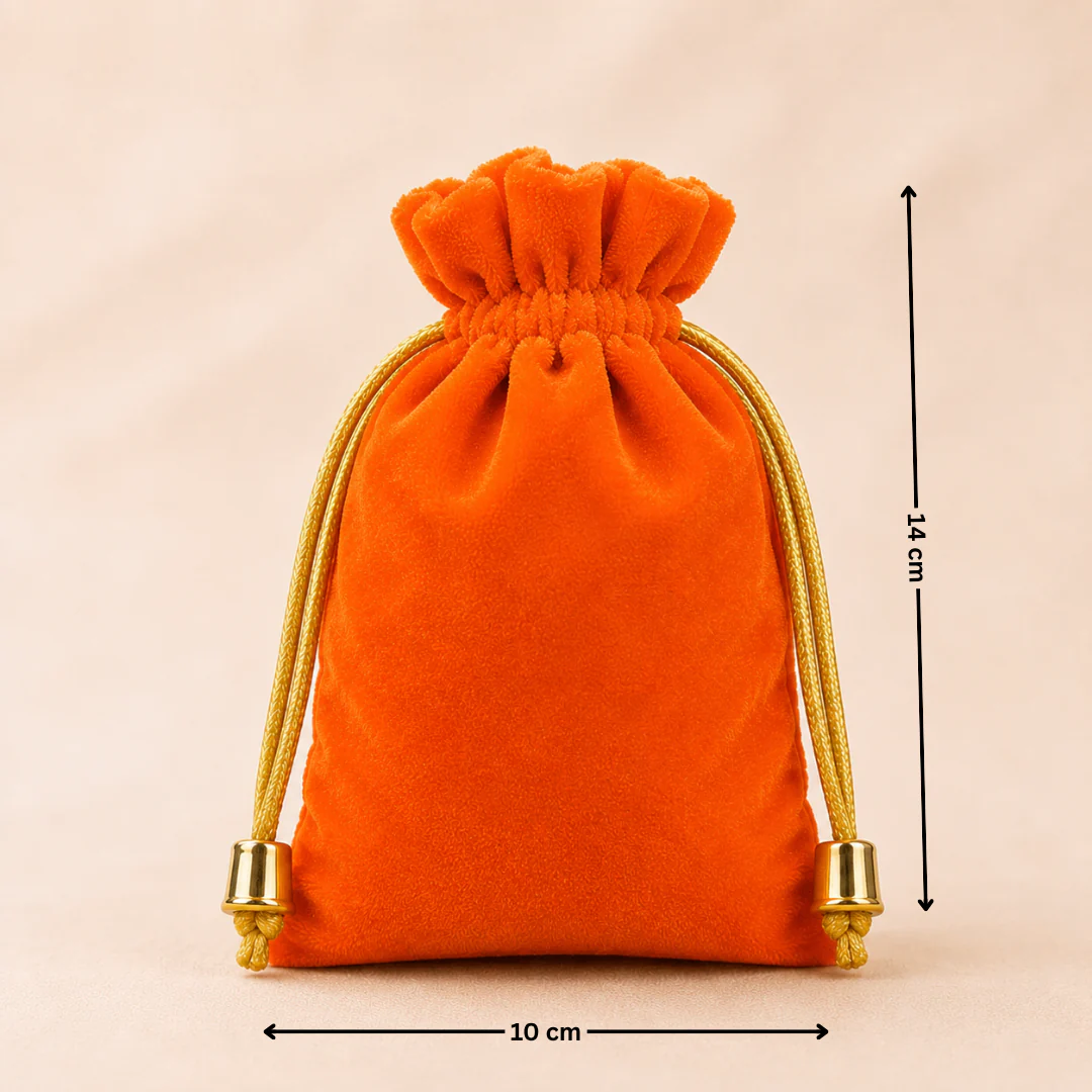 Soft Velvet Potli Bags | Velvet Drawstring Potli Bag | Luxurious Gift & Storage Pouch | Pack of 10 - Image 8