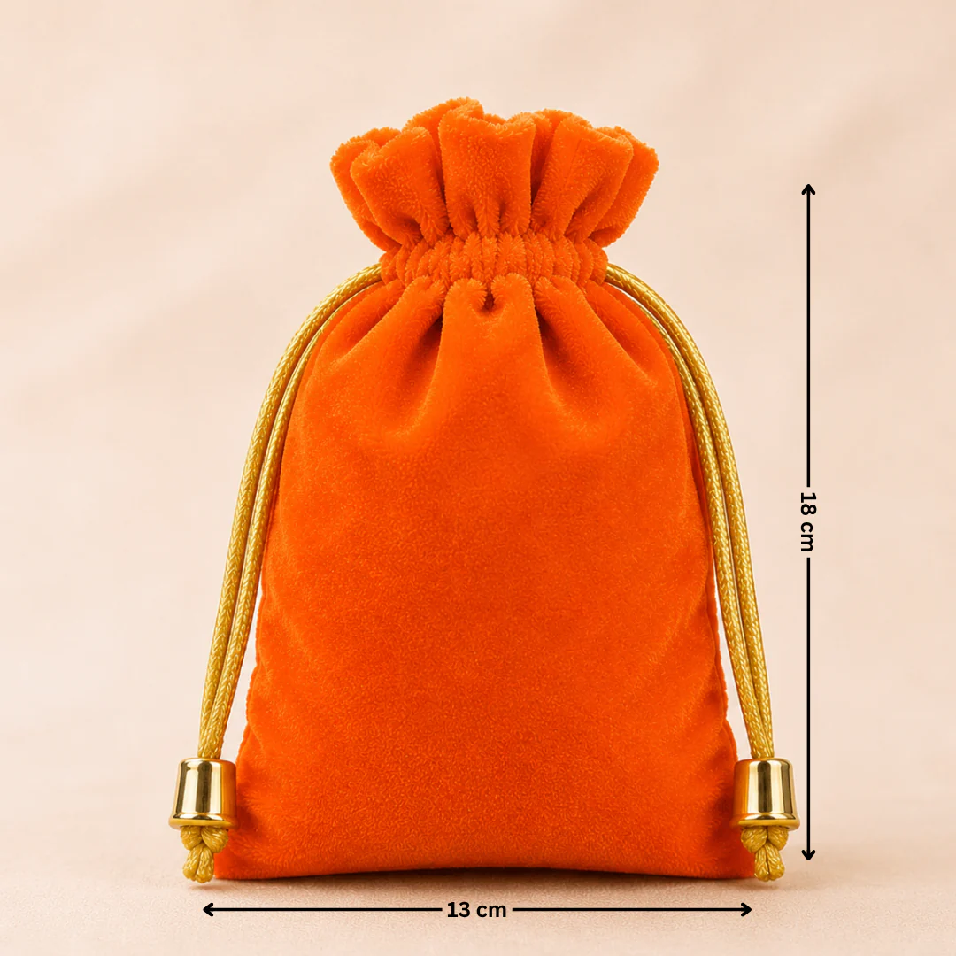 Soft Velvet Potli Bags | Velvet Drawstring Potli Bag | Luxurious Gift & Storage Pouch | Pack of 10 - Image 9