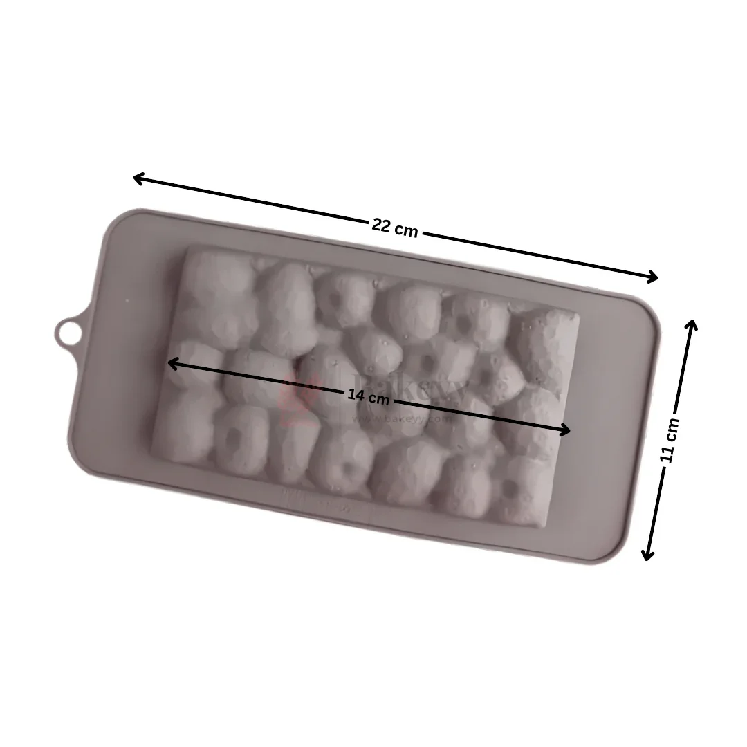 Strawberry Texture Silicone Chocolate Slab Mould | Pack of 1 - Image 2