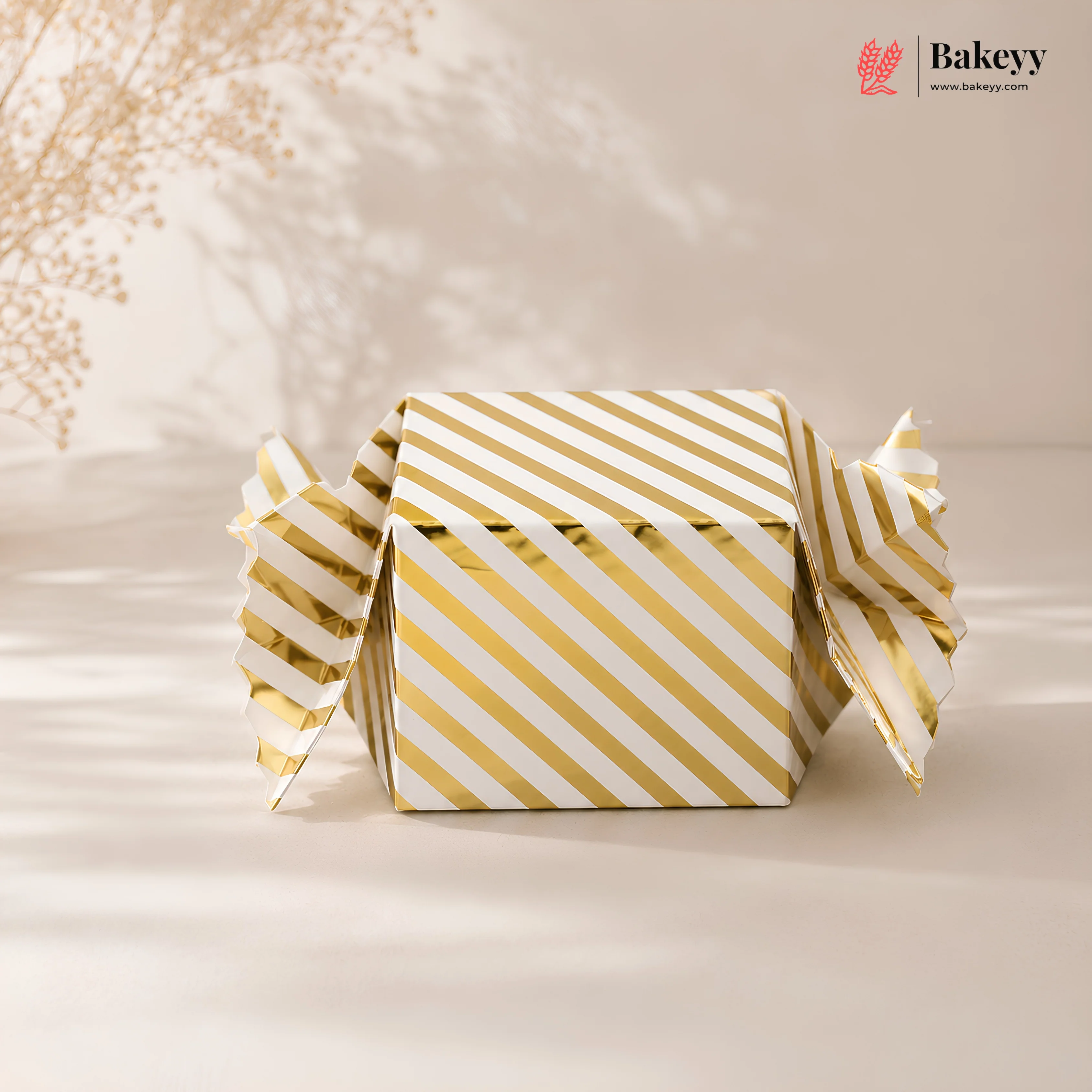 Candy Shape Gift Box – 13 x 7.5 x 6 cm | Festive & Diwali Favor Packaging| Pack of 10 - Image 3
