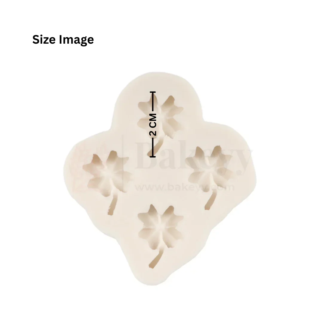 136 - Four Leaf Clover Silicone Fondant Mould - 1 Piece - Image 2