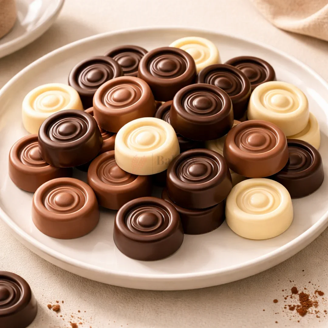 15 Cavity Concentric Ring Round Chocolate Silicone Mould | Pack of 1 - Image 3