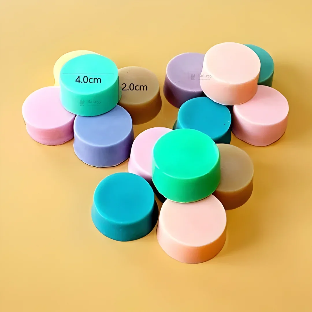 15 Cavity Round Disc Silicone Mould | Mini Dessert & Chocolate Mold | Pack of 1 - Image 7