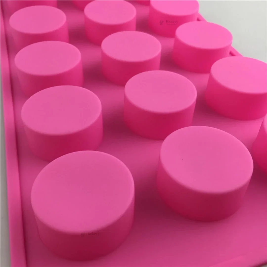 15 Cavity Round Disc Silicone Mould | Mini Dessert & Chocolate Mold | Pack of 1 - Image 8