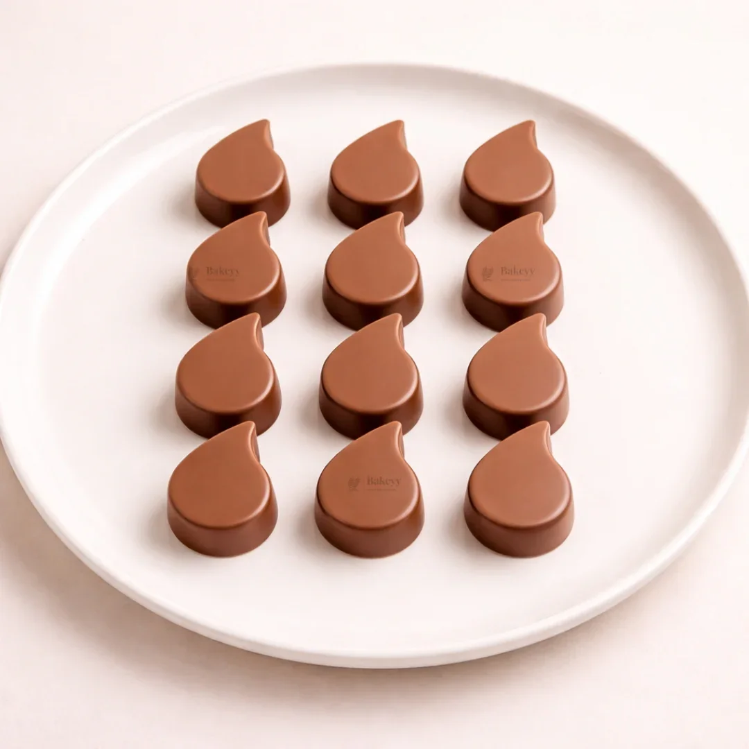 15 Cavity | Teardrop Shape Silicone Chocolate Mould | Pack of 1 - Image 3