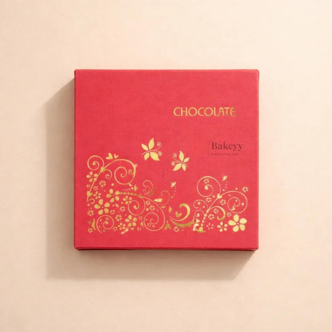 16 Cavity | Hard Chocolate Box | Premium Chocolate Box | Sliding Gift Box for Chocolates & Dry Fruits | Pack of 1 - Image 5