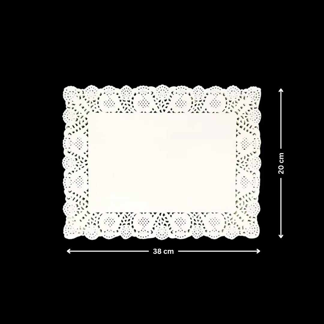 Paper Doilies | Rectangle Decorative Paper Doilies | Cake Liner Table Mats | 100 Pieces - Image 10