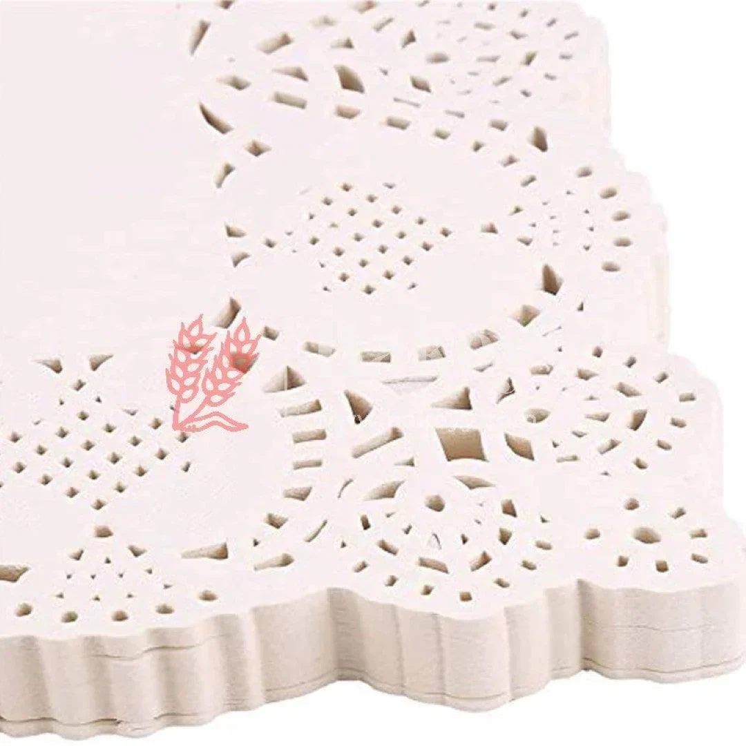Paper Doilies | Rectangle Decorative Paper Doilies | Cake Liner Table Mats | 100 Pieces - Image 6