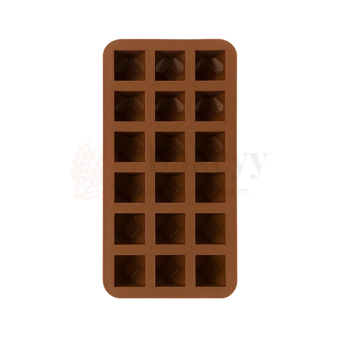18-Cavity | Gemstone Silicone Chocolate Mould | Non-Stick Jewel Shape for Chocolates, Candies & Crafts | 1 Piece - Image 4