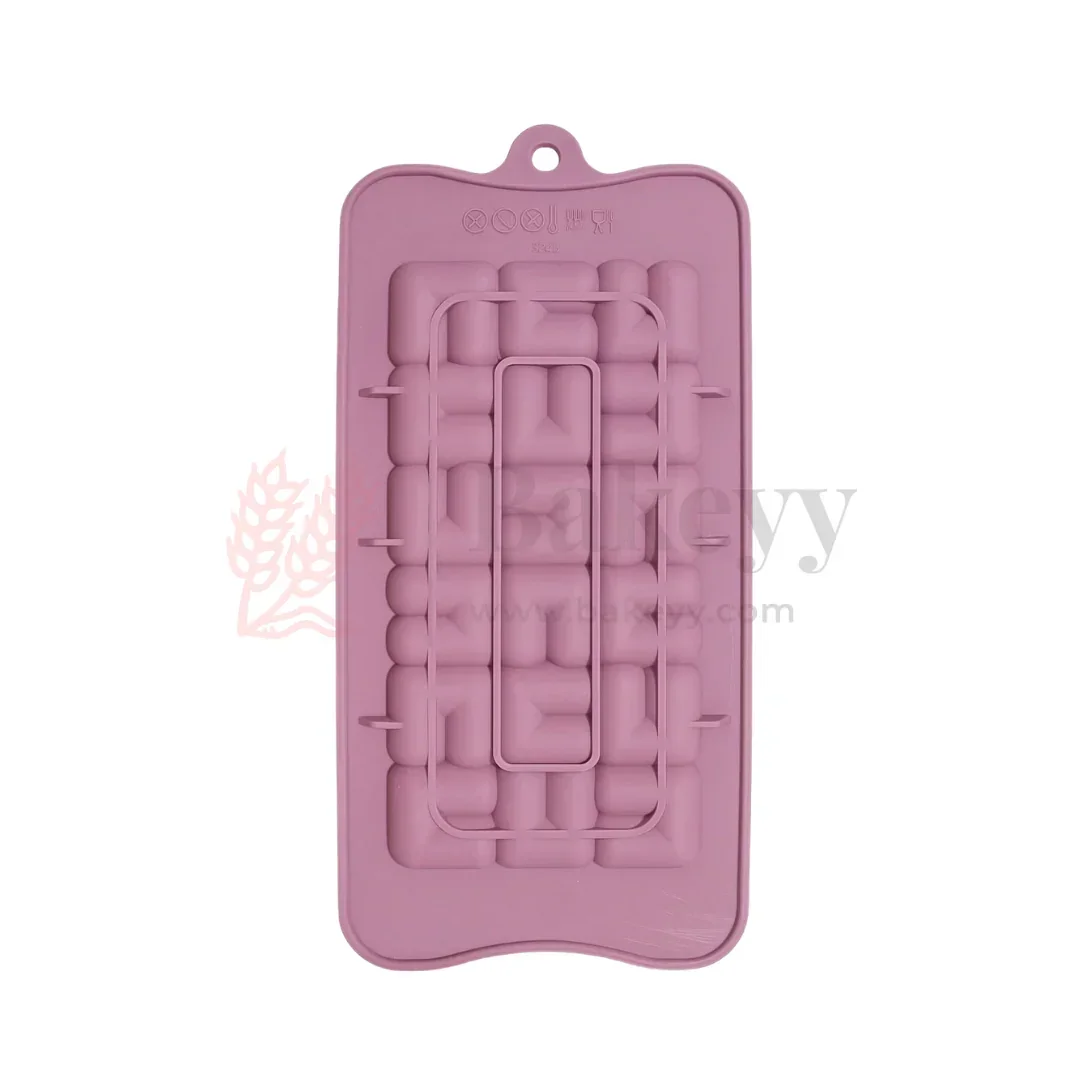 18-Cavity | U-shaped Silicone Chocolate Mould | Non-Stick Baking & Candy Making Tray | 1 Piece - Image 3