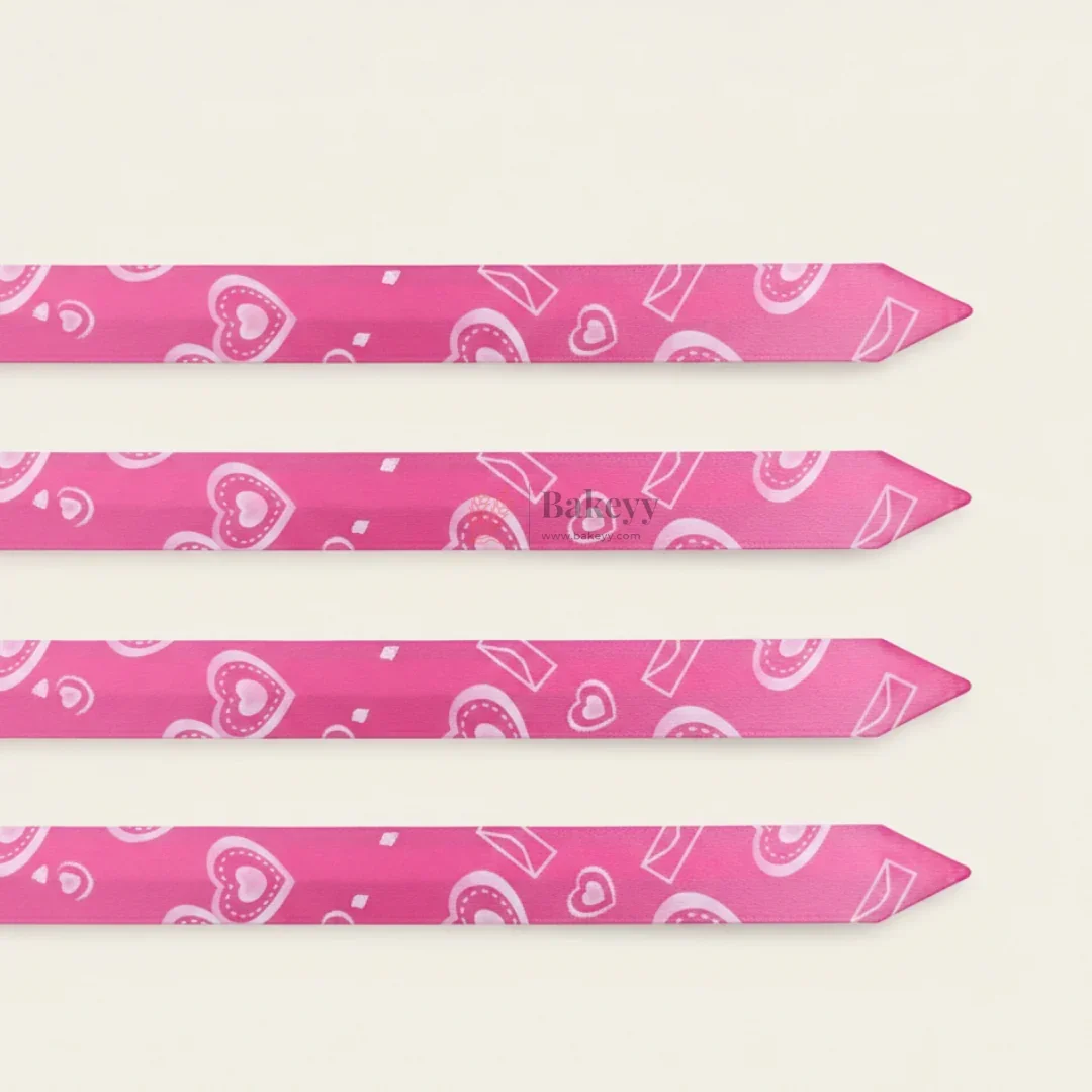 18 cm Printed Pattern Pull Up Gift Ribbon Bow | Easy Self-Tie Decorative Ribbon for Gift Wrapping & Hampers | Multiple Designs Available | Pack of 10 - Image 15