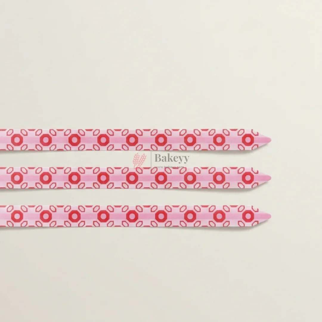 18 cm Printed Pattern Pull Up Gift Ribbon Bow | Easy Self-Tie Decorative Ribbon for Gift Wrapping & Hampers | Multiple Designs Available | Pack of 10 - Image 3