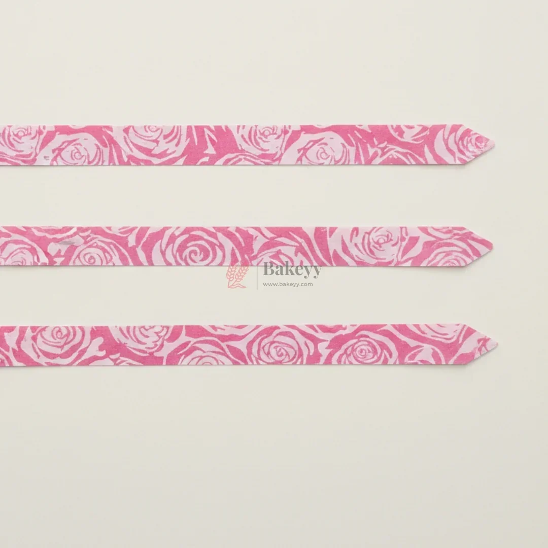 18 cm Printed Pattern Pull Up Gift Ribbon Bow | Easy Self-Tie Decorative Ribbon for Gift Wrapping & Hampers | Multiple Designs Available | Pack of 10 - Image 5