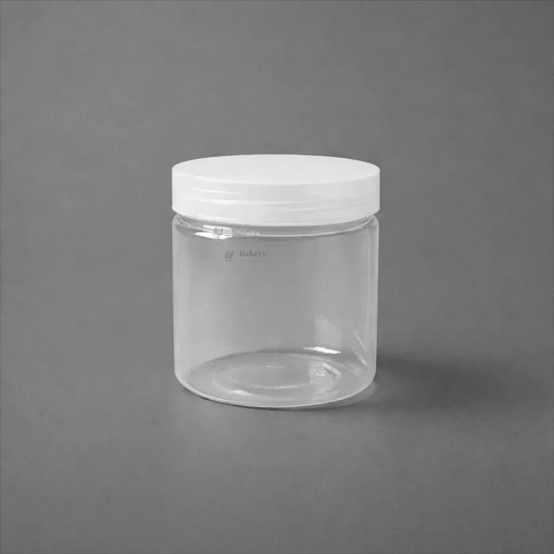 200ml Clear Plastic Storage Jars with 73 mm Screw Lid | PET Jar With Transparent Lid | Multiple Sizes Available | Pack of 12