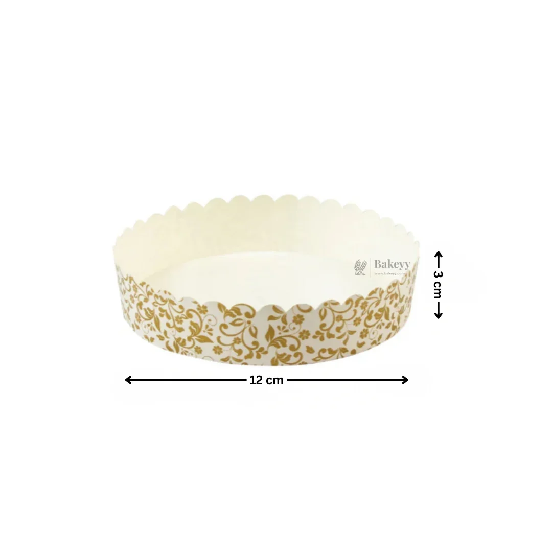Round Bake and Serve Mould | Pack of 50| Paper Baking Mould | Plum Cake Mould - Image 5