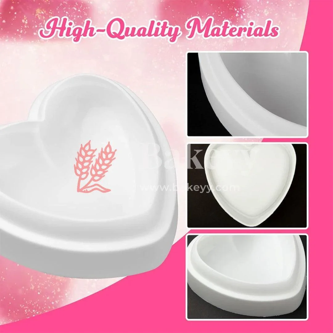 25x25cm| Heart Shaped Silicone Mould | Large Size | Cake Mould Fondant Decorating Cake - Image 10