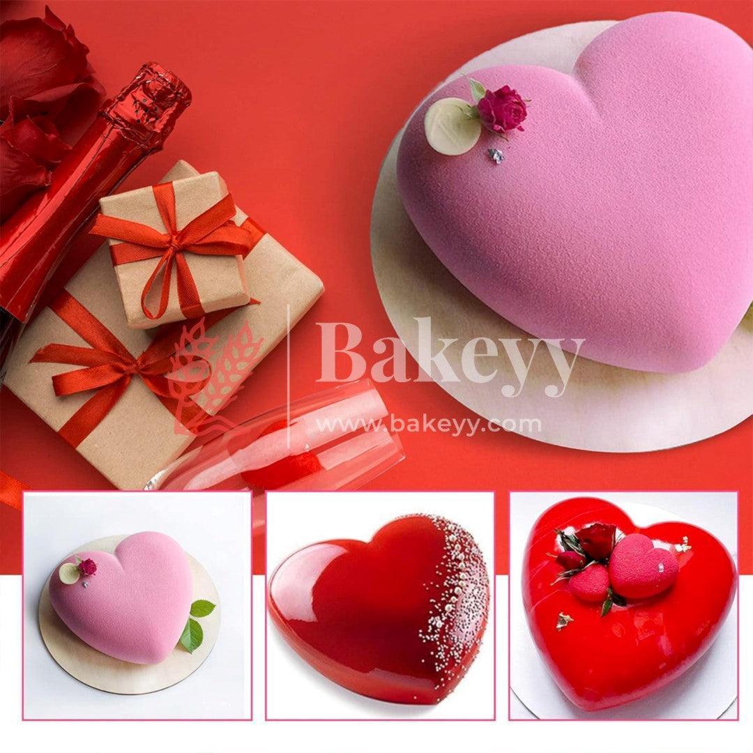 25x25cm| Heart Shaped Silicone Mould | Large Size | Cake Mould Fondant Decorating Cake - Image 6