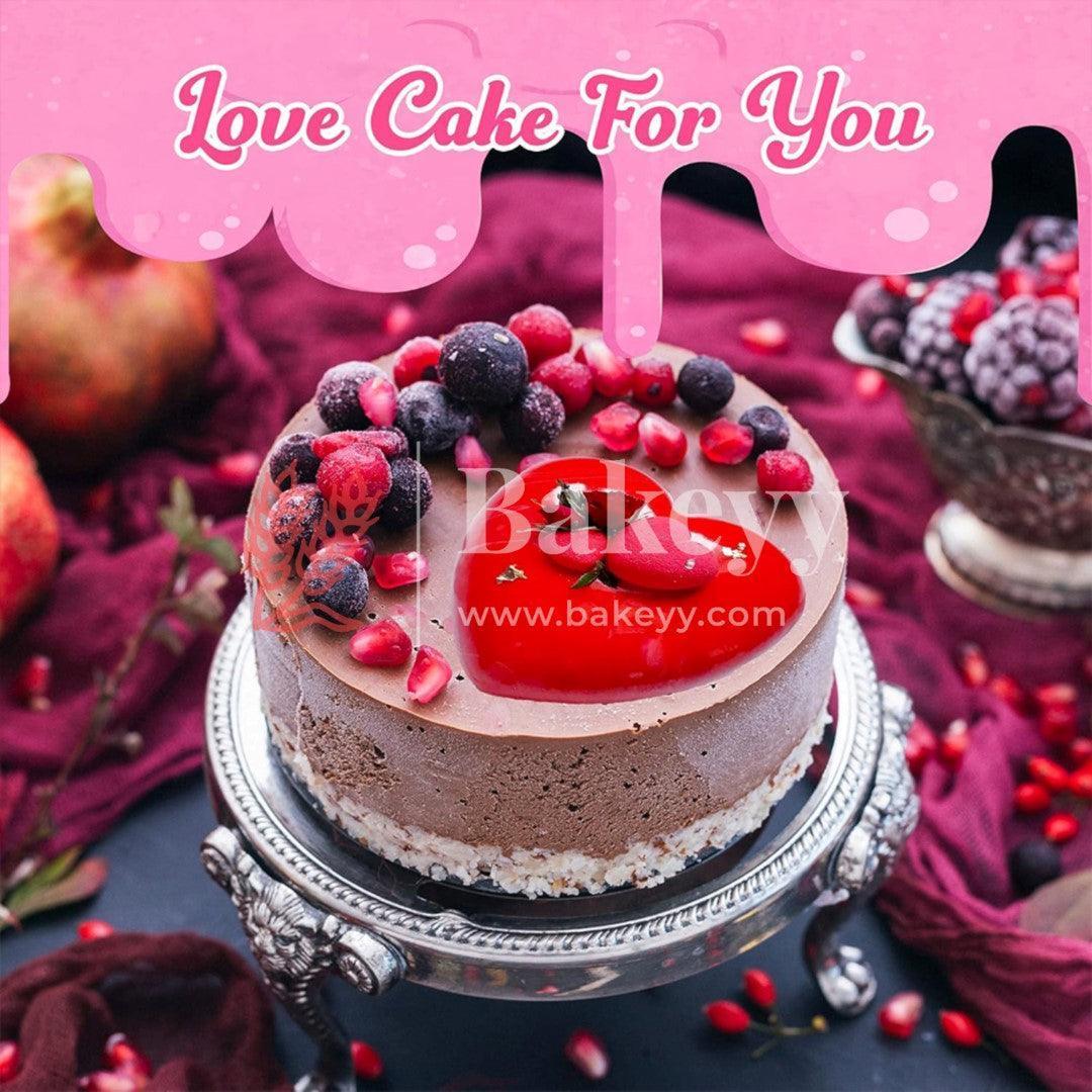 25x25cm| Heart Shaped Silicone Mould | Large Size | Cake Mould Fondant Decorating Cake - Image 7