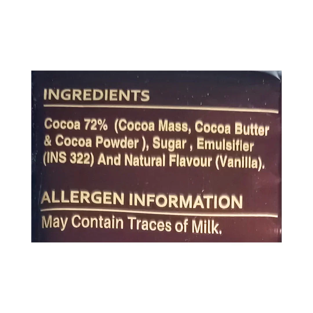 2M Dark Chocolate - 72% Cocoa | 500g - Image 3
