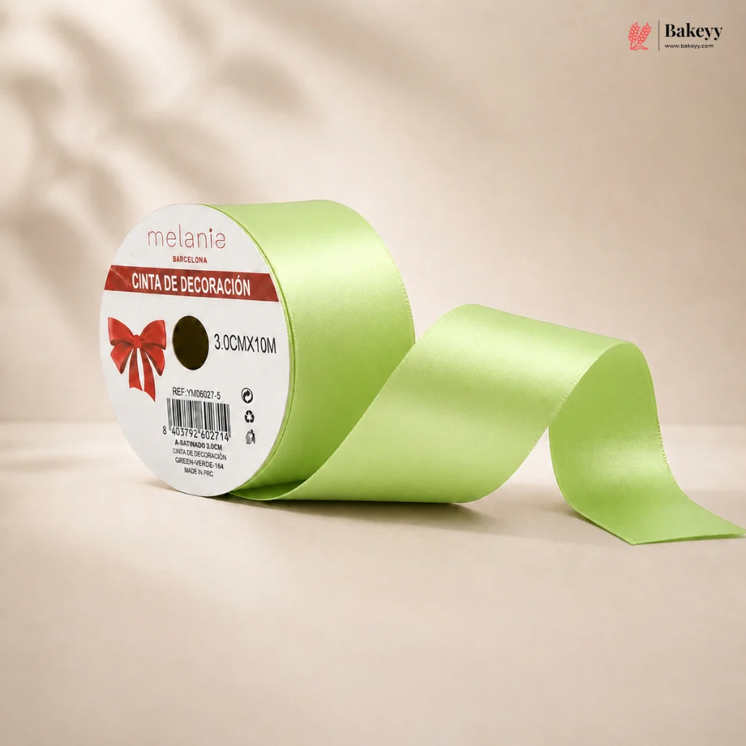 3 cm x 10 M Satin Finish Curling Ribbon Roll | Decoration Ribbon Roll | Pack of 12 - Image 13