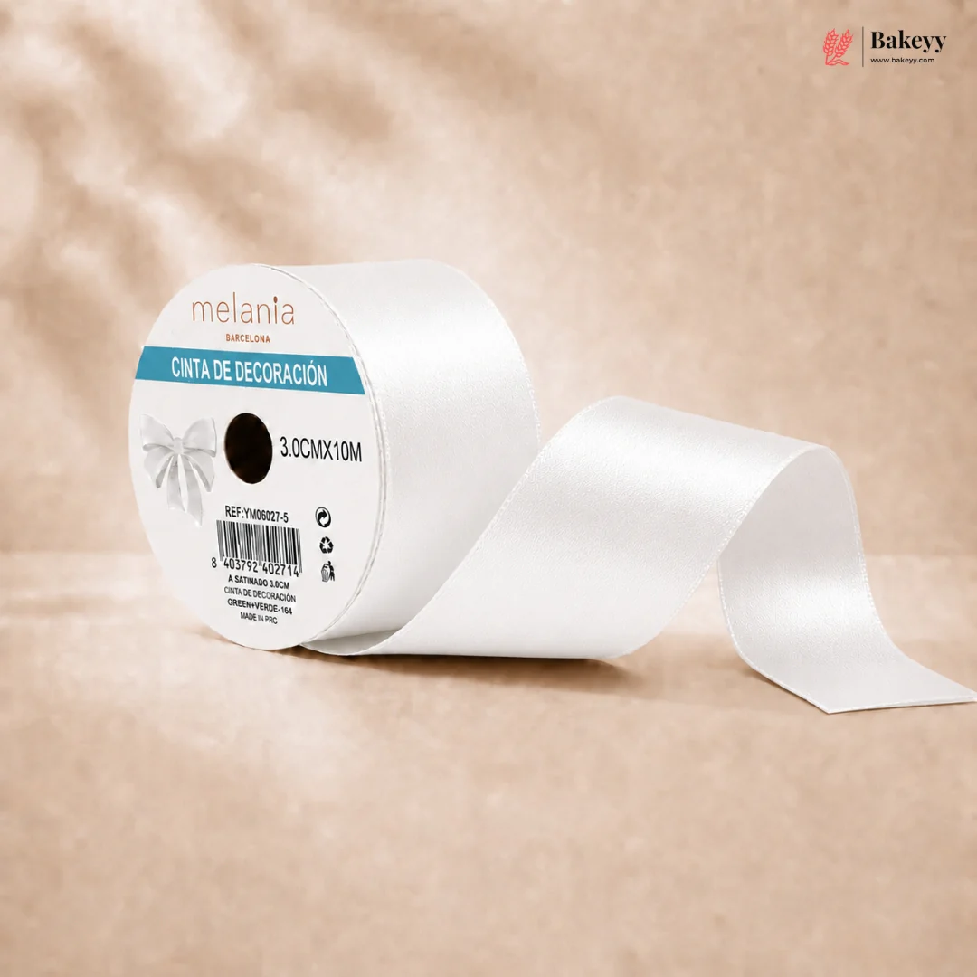 3 cm x 10 M Satin Finish Curling Ribbon Roll | Decoration Ribbon Roll | Pack of 12 - Image 7