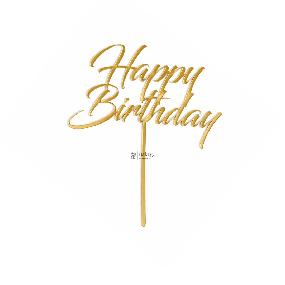 5 Inch Acrylic Cake Topper | Decorative Cake Topper for Celebrations | Assorted designs | Set 3 | Pack of 1 - Image 6