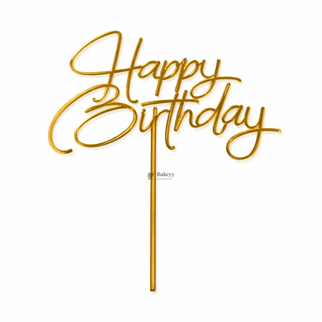 5 Inch Acrylic Cake Topper | Decorative Cake Topper for Celebrations | Assorted designs | Set 3 | Pack of 1 - Image 7
