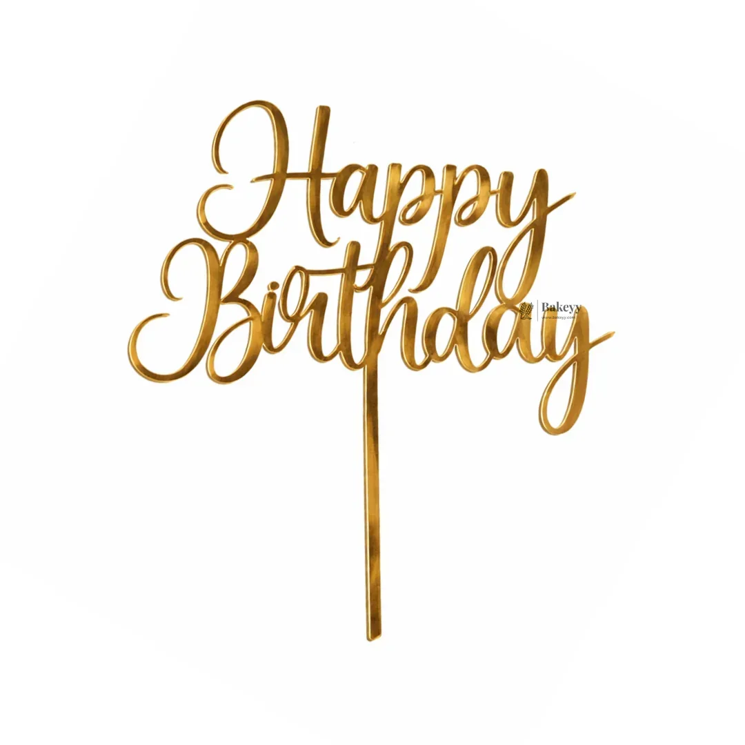 5 Inch Acrylic Cake Topper | Decorative Cake Topper for Celebrations | Assorted designs | Set 2 | Pack of 5 - Image 6
