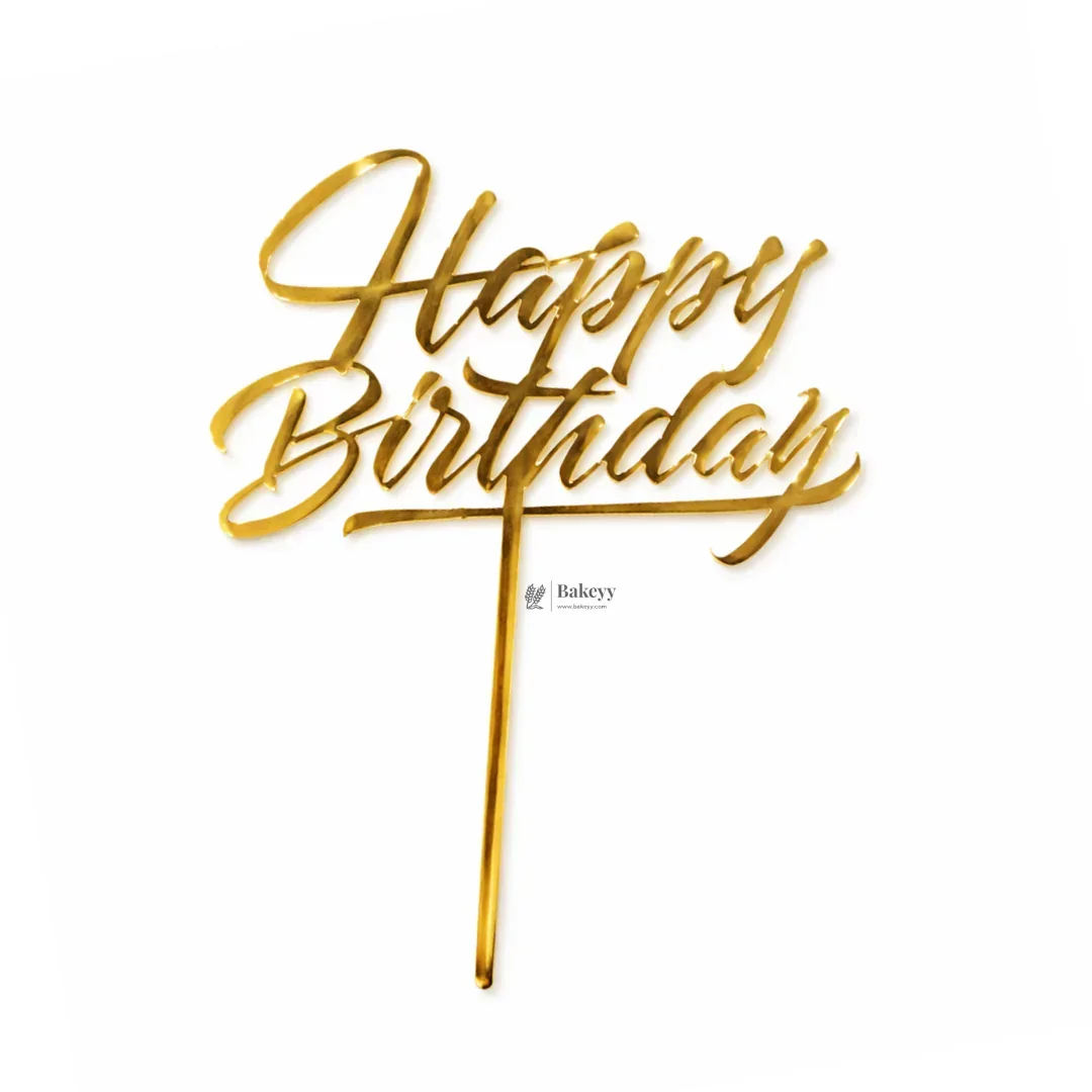 5 Inch Acrylic Cake Topper | Decorative Cake Topper for Celebrations | Assorted designs | Set 2 | Pack of 5 - Image 9