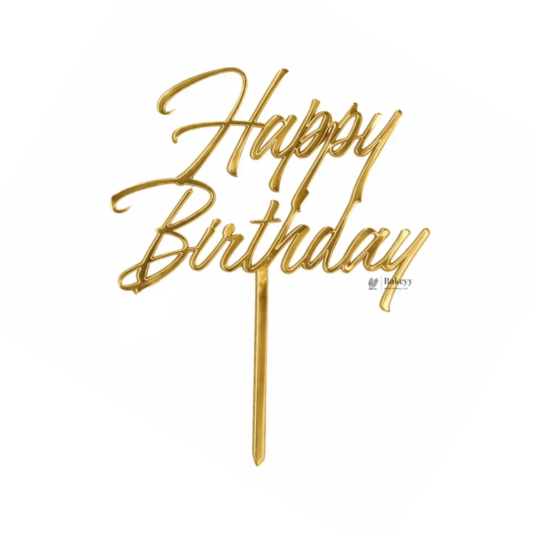 5 Inch Acrylic Cake Topper | Decorative Cake Topper for Celebrations | Assorted designs | Set 1 | Pack of 5 - Image 5