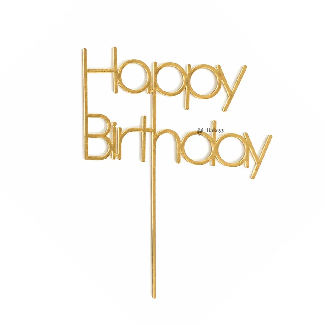 5 Inch Acrylic Cake Topper | Decorative Cake Topper for Celebrations | Assorted designs | Set 1 | Pack of 5 - Image 6