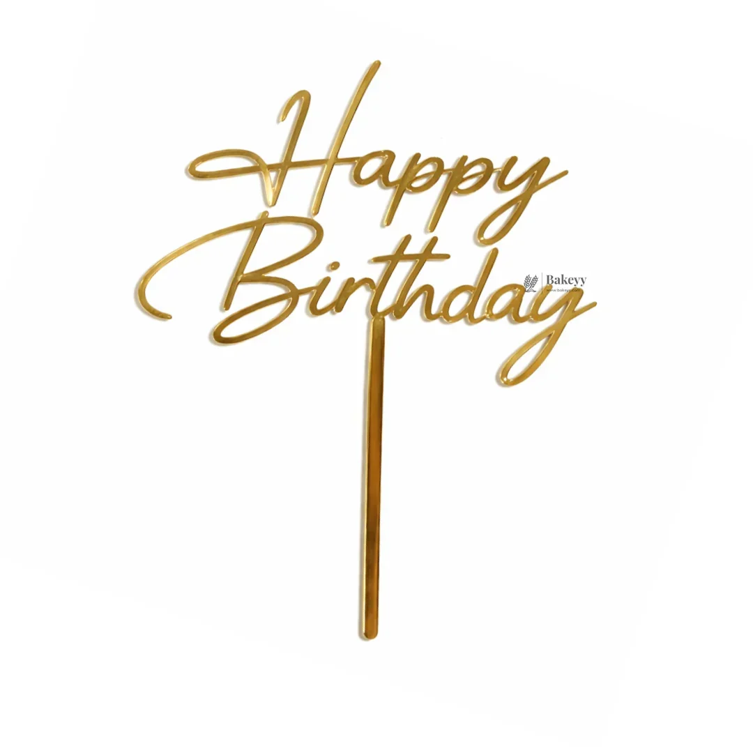 5 Inch Acrylic Cake Topper | Decorative Cake Topper for Celebrations | Assorted designs | Set 1 | Pack of 5 - Image 7