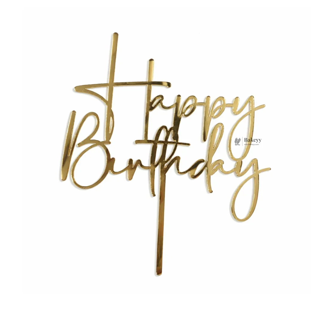 5 Inch Acrylic Cake Topper | Decorative Cake Topper for Celebrations | Assorted designs | Set 1 | Pack of 5 - Image 8