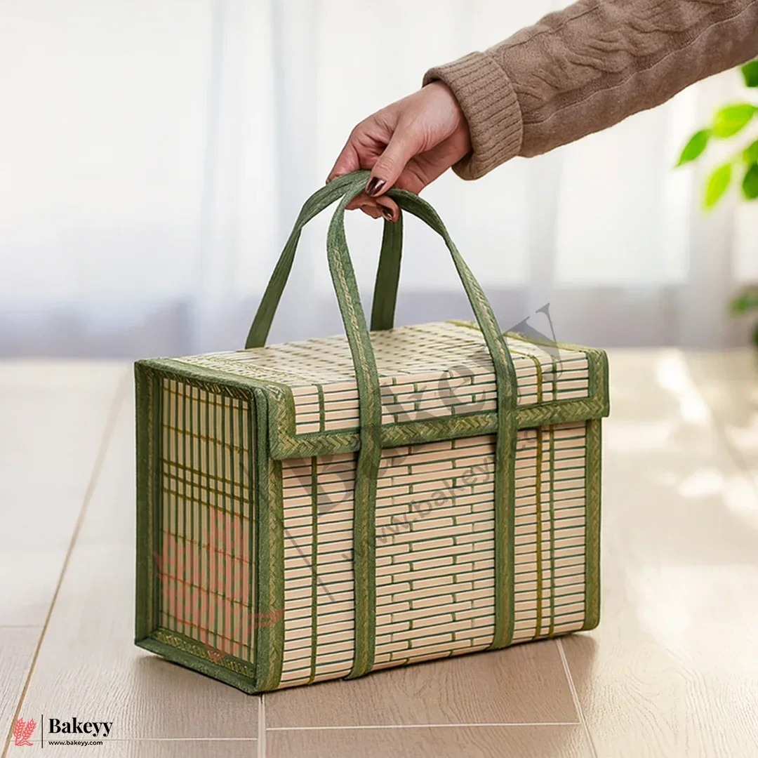 Green Wooden baskets | 1 Piece