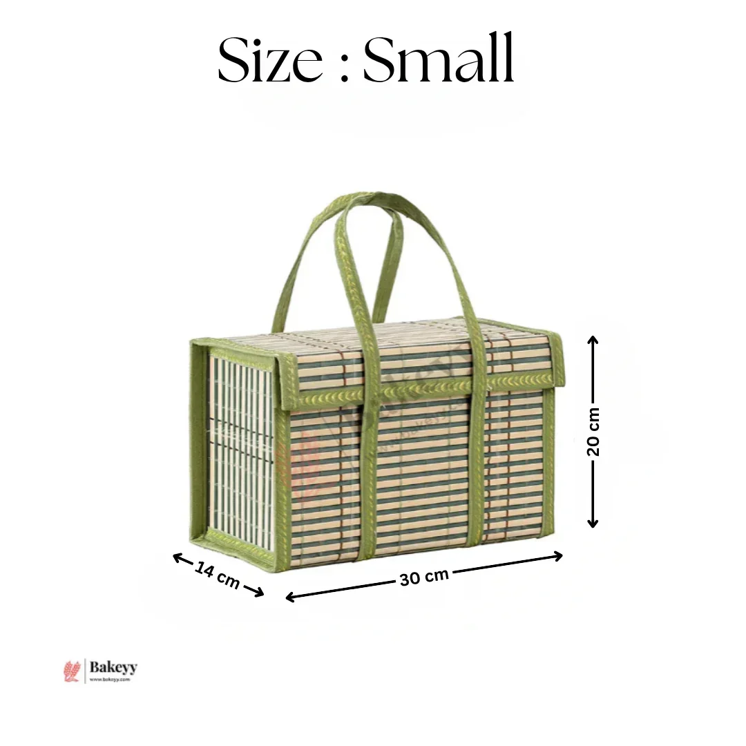 Green Wooden baskets | 1 Piece - Image 5